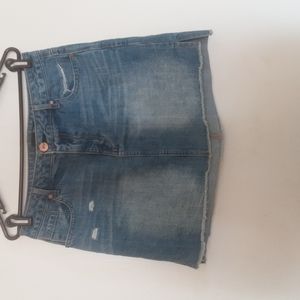 1822 Raw Hem Denim Jeans Skirt Sz 10